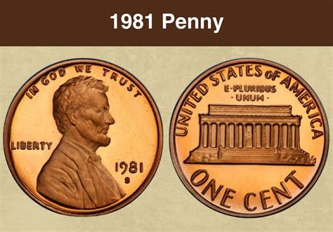 1981 penny no mint mark value|1981 penny error coin value.